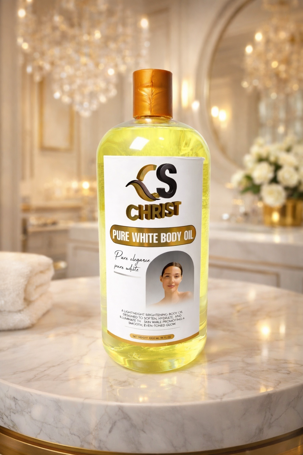 Pure white oil blanchisment