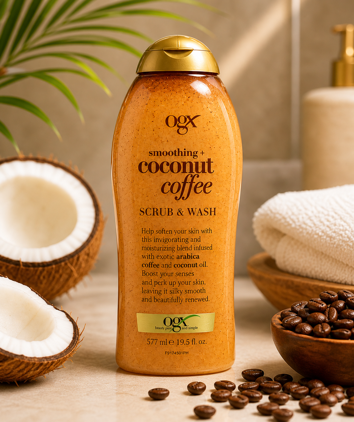 Coconut Coffee Smoothing Scrub & Wash