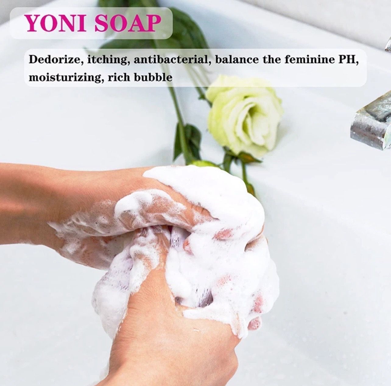 Soap Yoni Detox Rose Vaginal