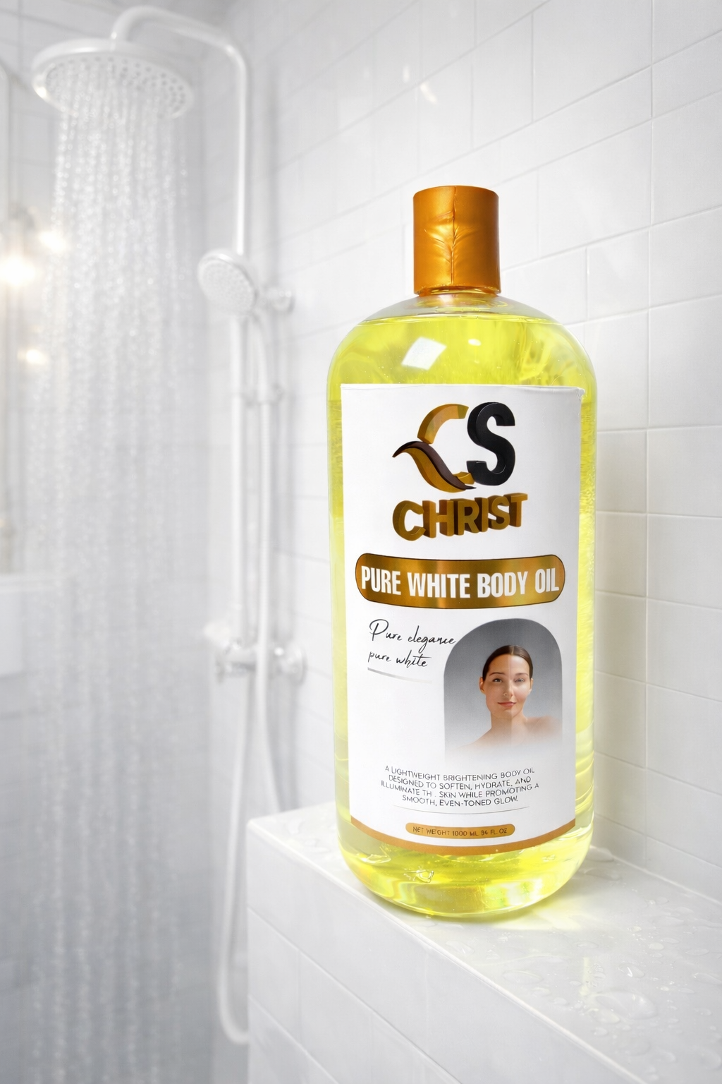 Pure white oil blanchisment