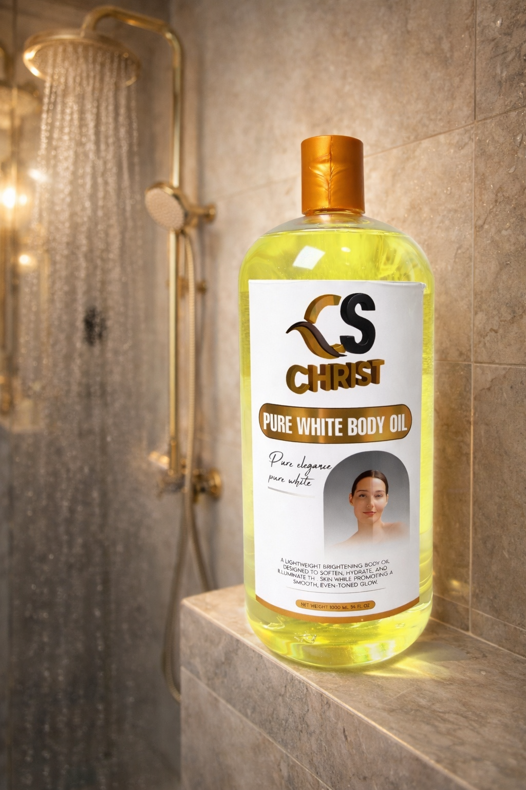 Pure white oil blanchisment