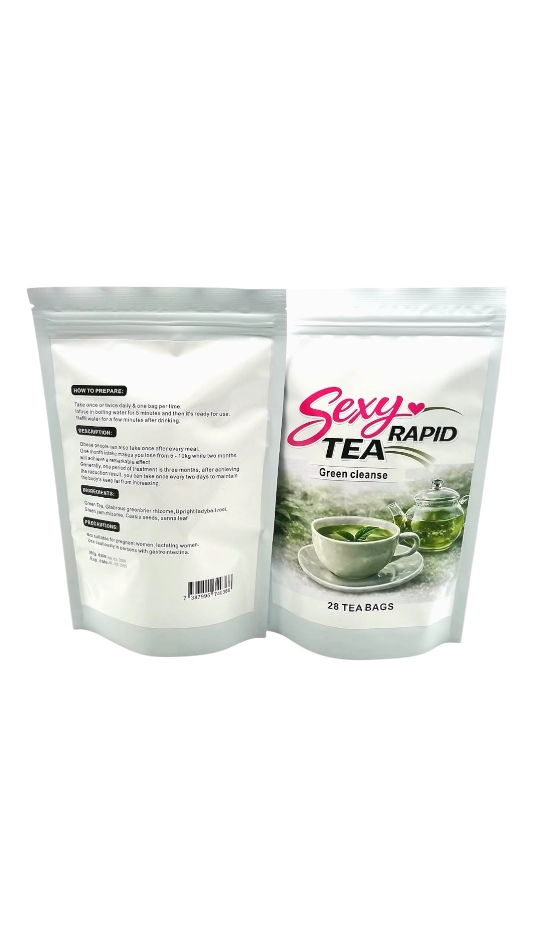 Sexy Rapid Wellness Combo Herbal Tea + Capsule