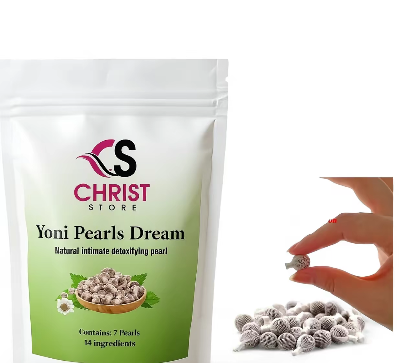 Natural Yoni Pearls – Feminine Detox & Cleansing Treatment 7 unit detox