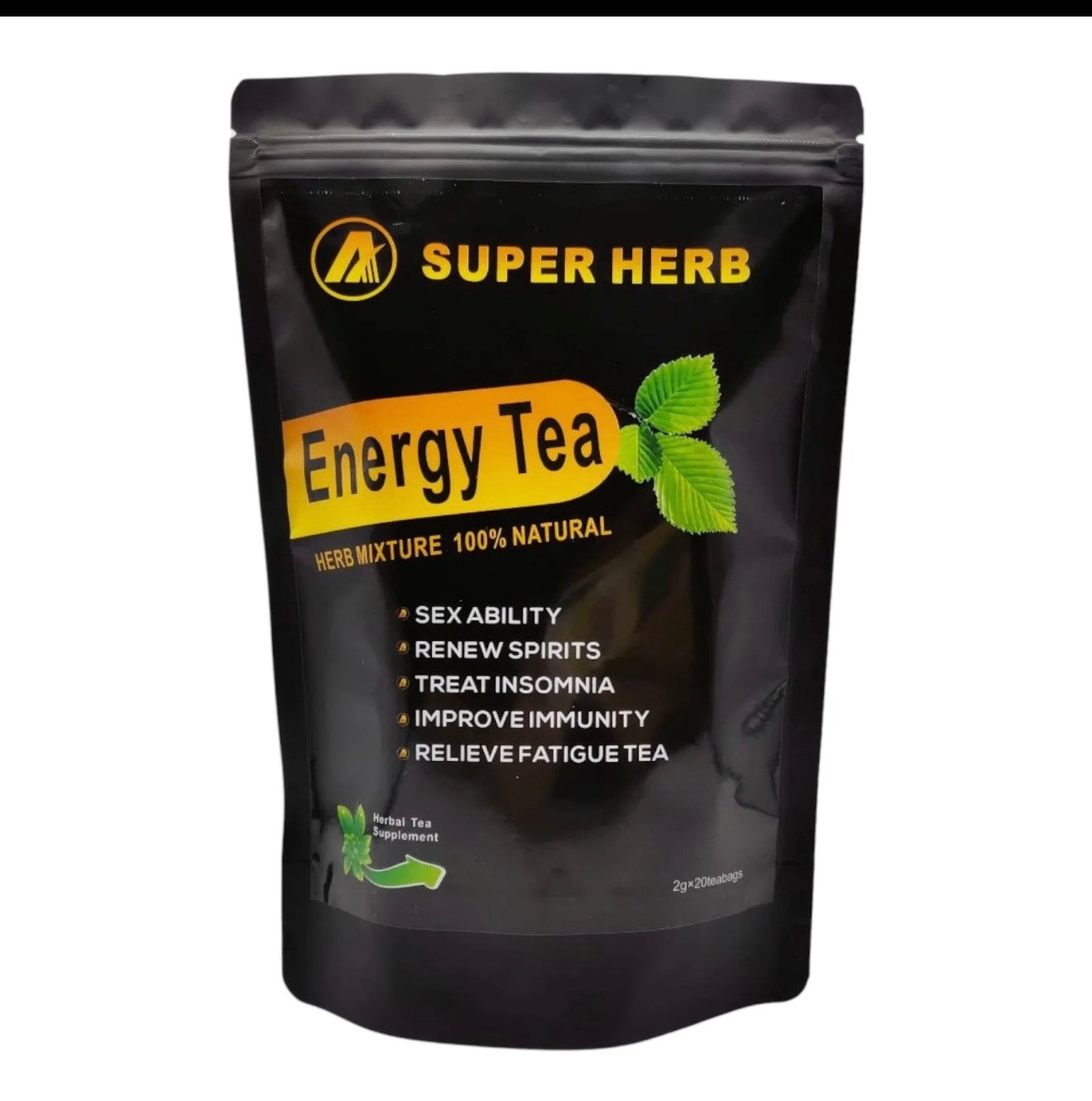 Energy Tea Herb Mixture - 100% Natural Treat for Insomnia, Fatigue & Sleepiness