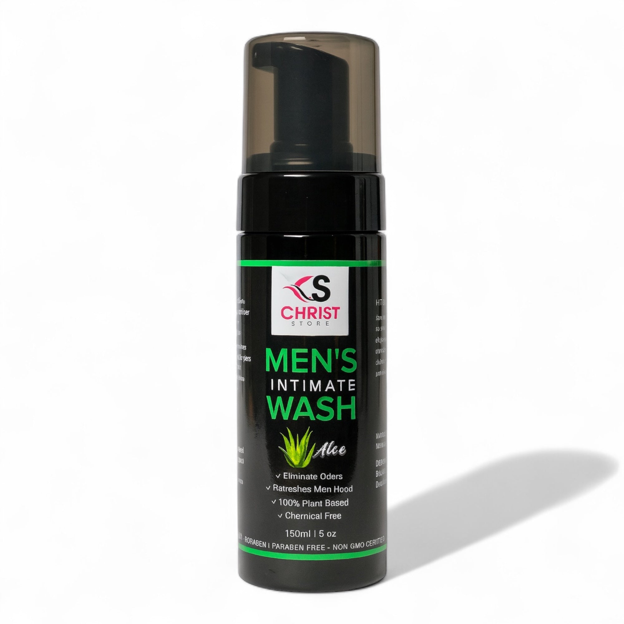 Men’s Intimate Wash with Aloe – Gentle Daily Cleanser, Plant-Based Formula, Eliminates Odor & Keeps You Fresh All Day